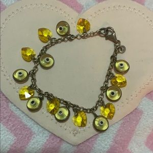 Yellow Swarovski Crystal Bracelet